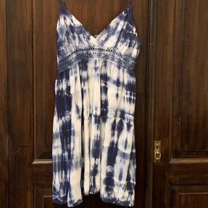 Forever 21 Tie-dye Spaghetti Strap Dress